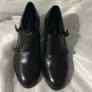 Italian leather Women’s shoes black, never worn outdoors, Bruno Premi, size 7